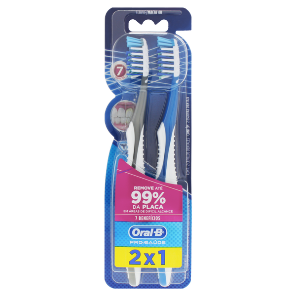 Escova Dental Oral B Pro sem Benef 40 Leve 2 Pague 1