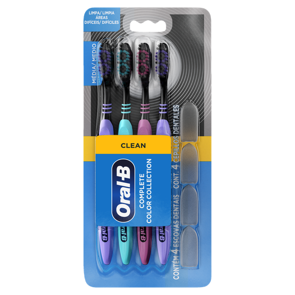 Escova Dental Oral B Complete 4 Unidades Média