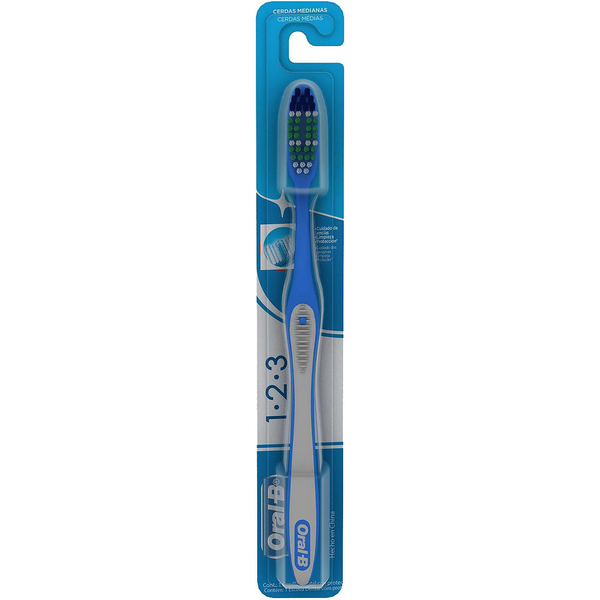 Escova Dental Oral-B 1 2 3 Sensitive Macia