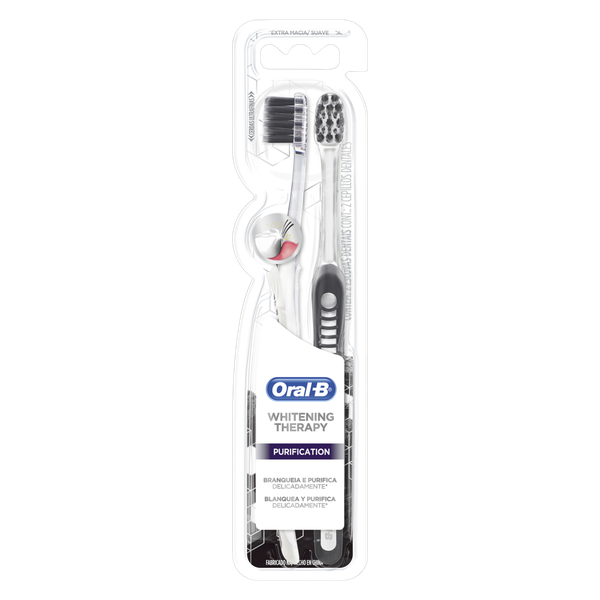 Escova Dental Oral B 3D White Purifcation 2 Unidades