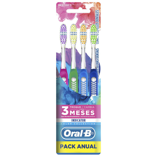 Escova Dental Oral-B Indicator Color 4 Unidades