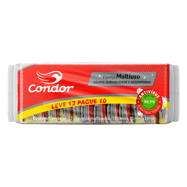 Esponja Condor Multi-Uso 1555 Leve 12 Pague 10