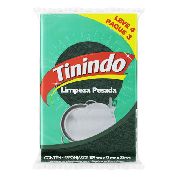 Esponja 3M Tinindo Leve 4 Pague 3