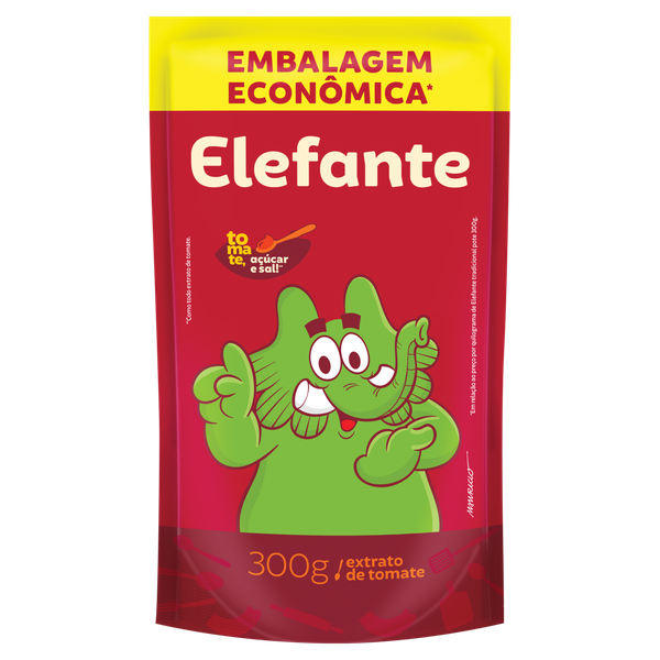 Extrato de Tomate Elefante Sachê 300g