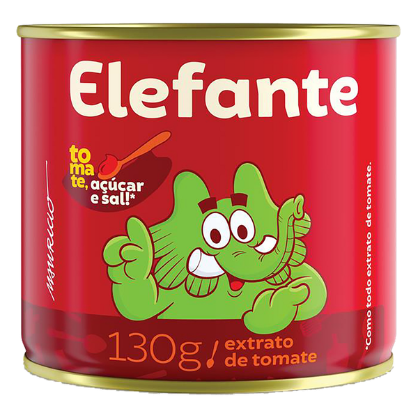 Extrato de Tomate Elefante Lata 130g