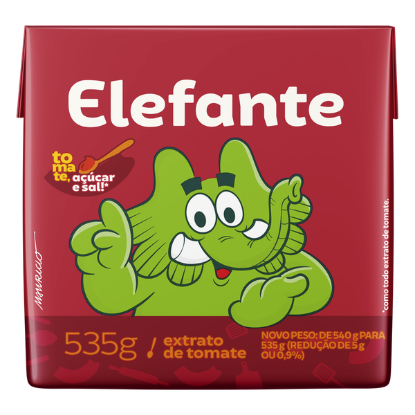 Extrato de Tomate Elefante 535g