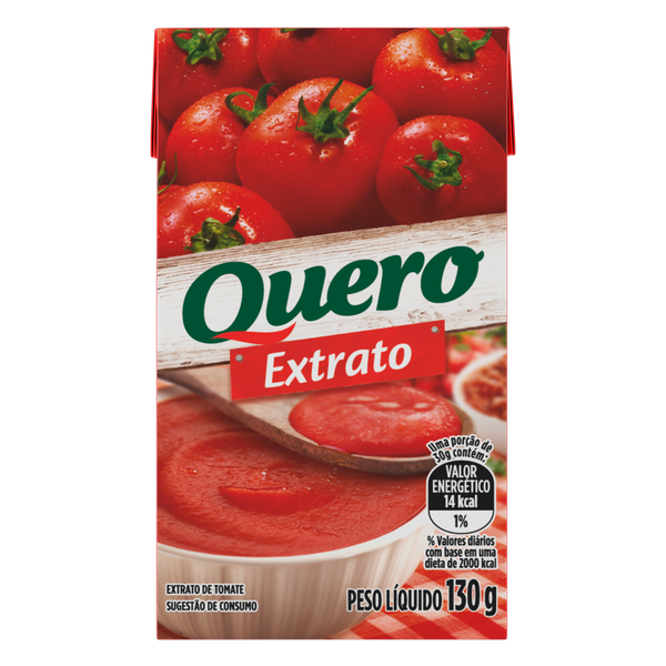Extrato de Tomate Quero 130g