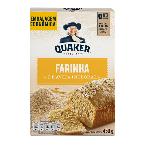 Farinha Aveia Quaker Integral 450g