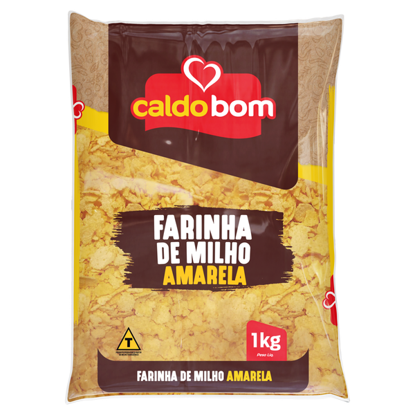 Farinha de Milho Amarela Caldo Bom 1kg