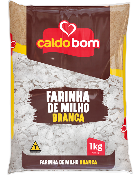 Farinha de Milho Caldo Bom Branca 1Kg