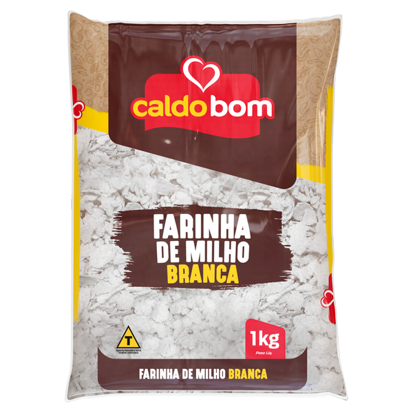 Farinha de Milho Branca Caldo Bom 1kg