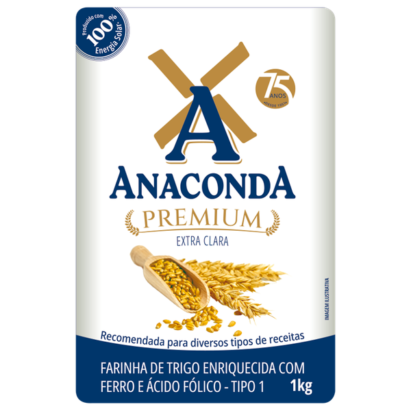 Farinha de Trigo Premium Anaconda 1kg