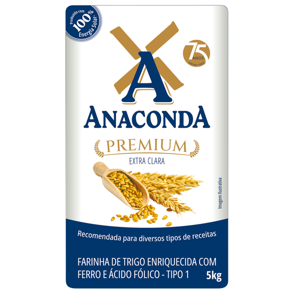 Farinha de Trigo Premium Anaconda 5kg