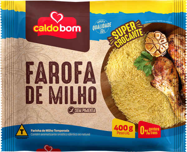 Farofa de Milho Caldo Bom 400g