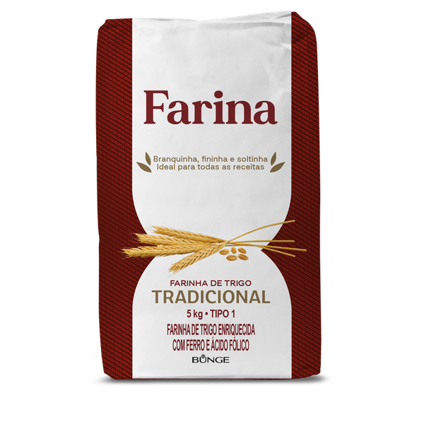 Farrinha de Trigo Farina Tipo 1 Papel 5kg