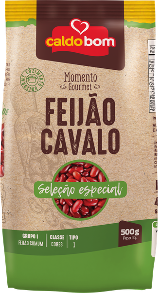 Feijão Gourmet Caldo Bom Cavalo 500g