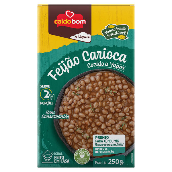 Feijão Pronto Carioca Caldo Bom 250g