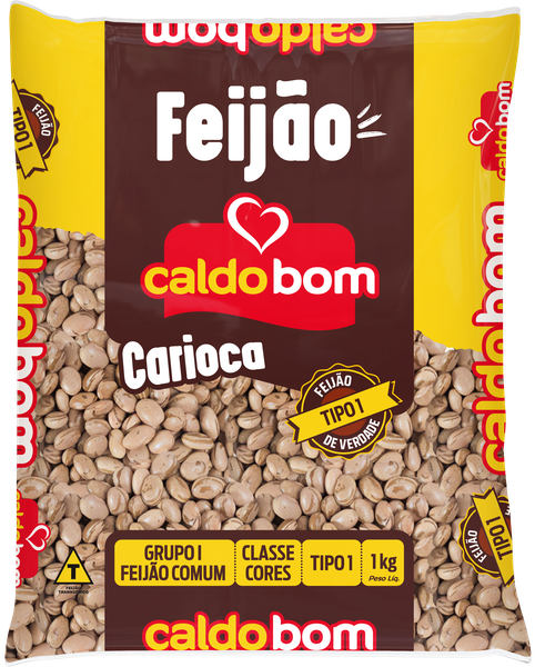 Feijao Carioca Caldo Bom 1Kg