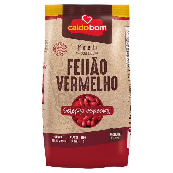 Feijão Gourmet Caldo Bom Vermelho 500g