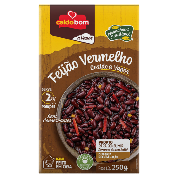 Feijao Vermelho Caldo Bom 250G