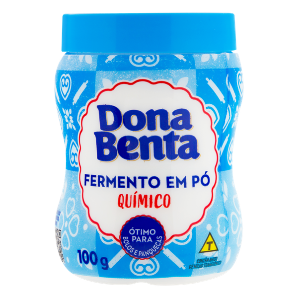 Fermento em Pó Químico Dona Benta Tradicional 100g