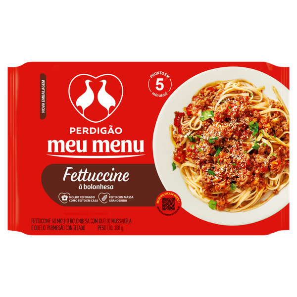 Fettuccine à Bolonhesa Menu Perdigão 300g
