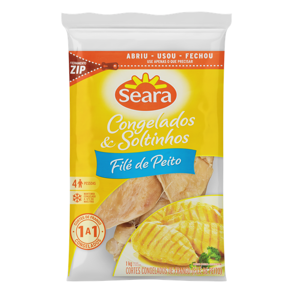 Filé de Peito de Frango IQF Congelado Seara 1kg