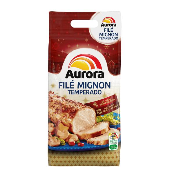 Filé Mignon Suíno Temperado Aurora Congelad KG