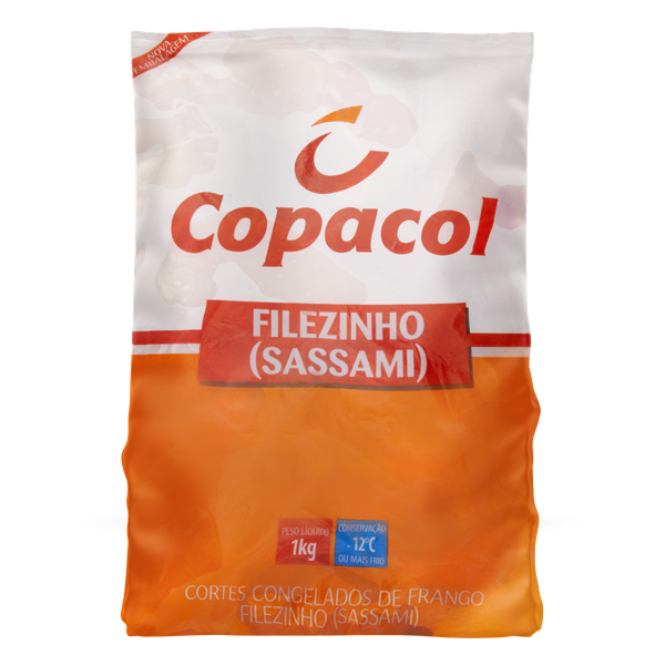 Filezinho Sassami de Frango Congelado Copacol 1kg