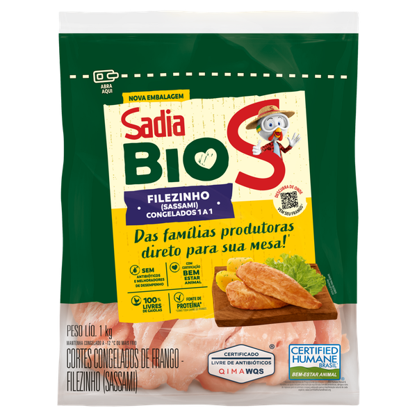 Filezinho Sassami de Frango Congelado Sadia 1kg