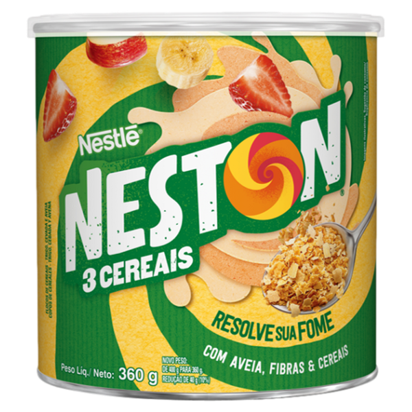 Neston 3 Cereais 360g Lata