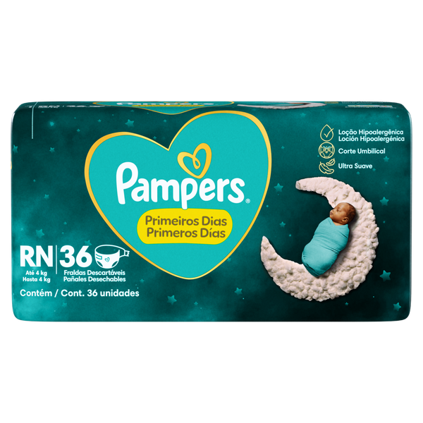 Fralda Pampers Premium Rn 36 Unidades