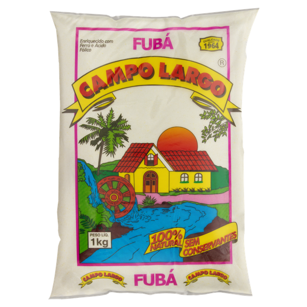 Fubá Branco Campo Largo 1kg