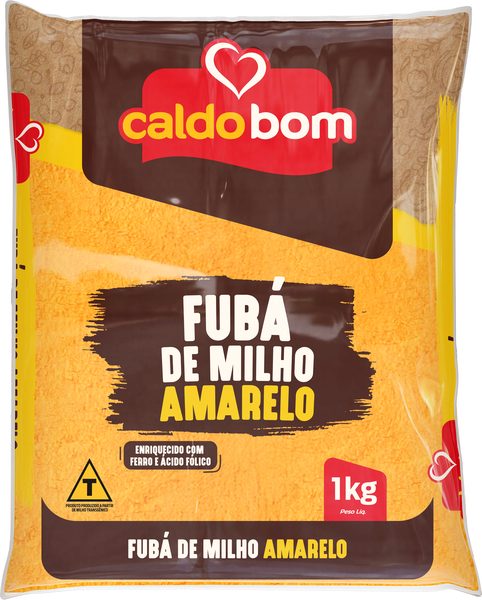 Fuba Caldo Bom Amarelo 1Kg