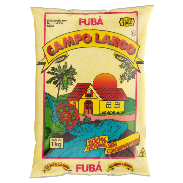 Fubá Amarelo Campo Largo 1kg