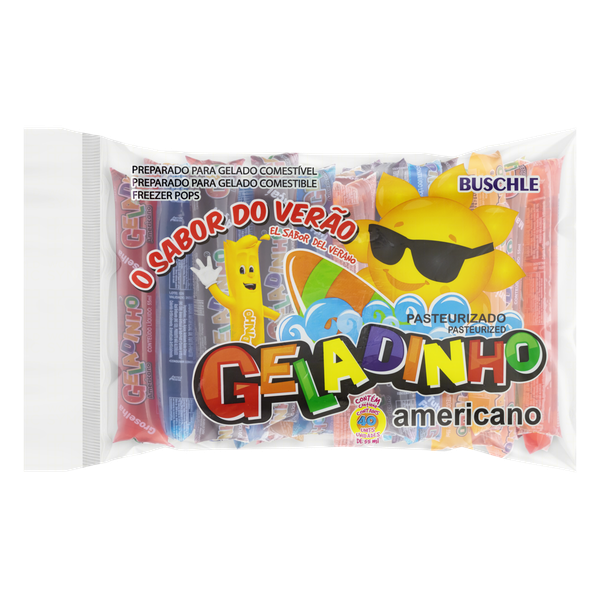 Geladinho Buschle Americano Sortido 40x55ml