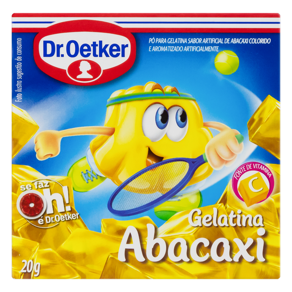 Gelatina Dr. Oetker Abacaxi 20g