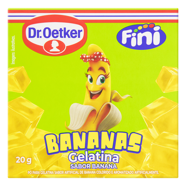 Gelatina Dr. Oetker Bananas 20g