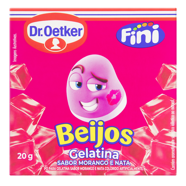 Gelatina Dr. Oetker Beijos 20g