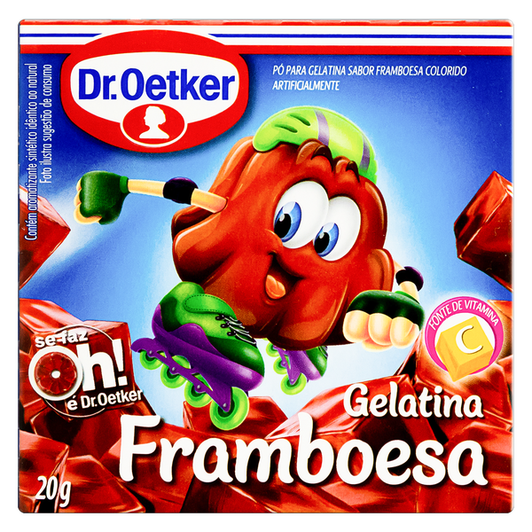 Gelatina Dr. Oetker Framboesa 20g
