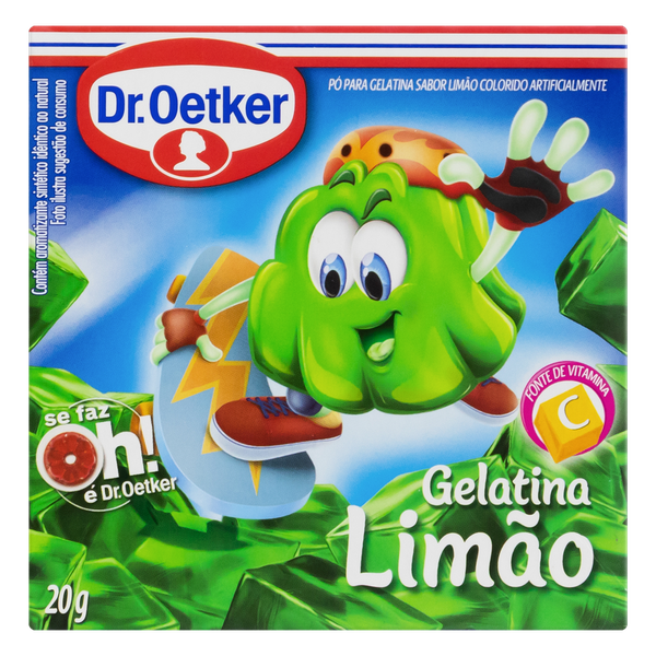 Gelatina Dr. Oetker Limão 20g