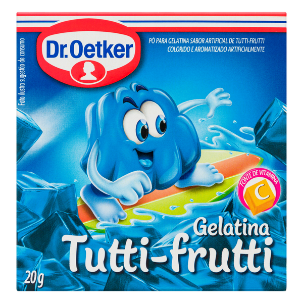 Gelatina Dr. Oetker Tutti Frutti 20g