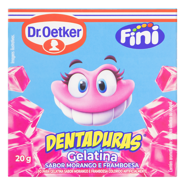 Gelatina Dr. Oetker Dentadura 20g