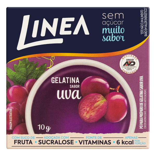 Gelatina Linea Uva 10g