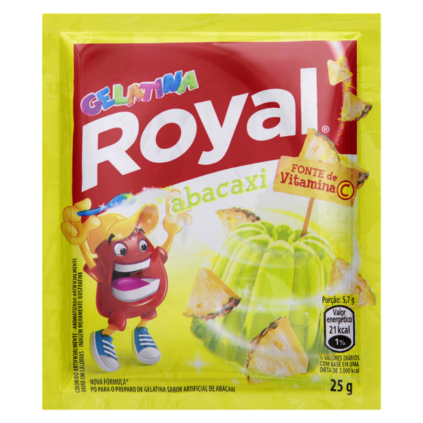 Gelatina Royal Abacaxi 25g