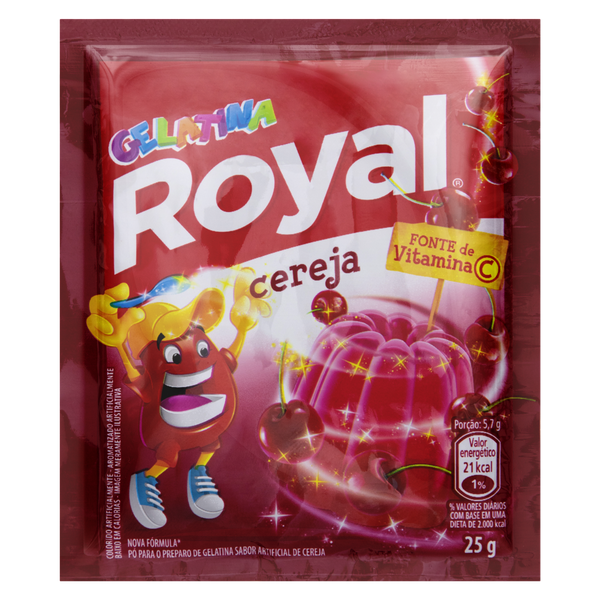 Gelatina Royal Cereja 25g