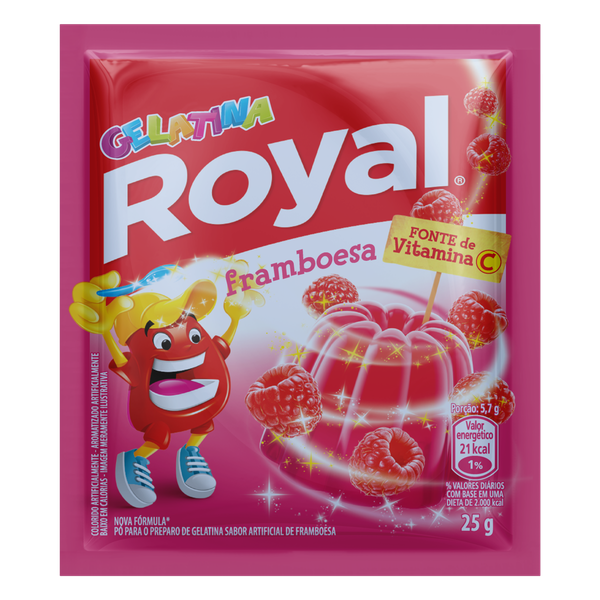Gelatina Royal Framboesa 25g