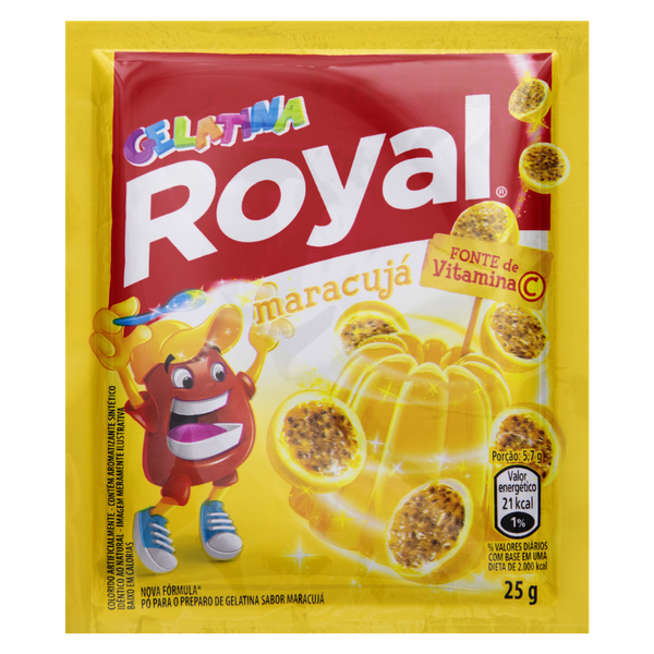 Gelatina Royal Maracujá 25g