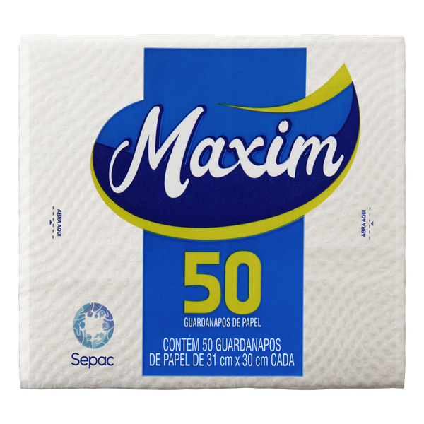 Guardanapo Maxim 31x30cm 50 Unidades