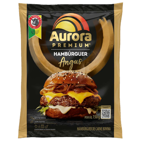 Hambúrguer Aurora Premium Angus 150g